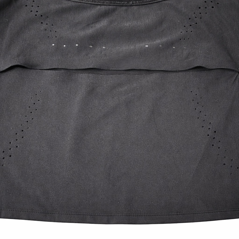 Lululemon Black Perforated Athletic Tank Top Dri-Fit Workout Size M - Picture 3 of 7